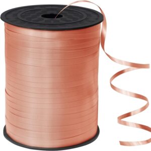 Stuha na balónky růžovozlatá 500m