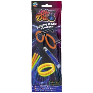 Svítící fluorescenční party sada 23ks (brýle)