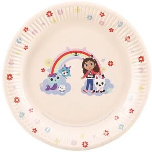 Talíře papírové Gabby's Dollhouse 23 cm 6 ks