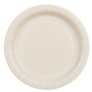 Talíře papírové béžové 18 cm 6 ks