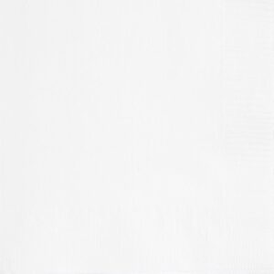 Ubrousky papírové bílé 25 x 25 cm 20 ks