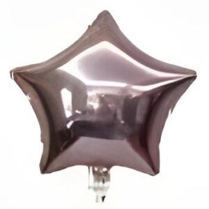 Balónek fóliový hvězda růžové zlato 50ks