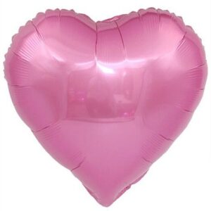 Balónek fóliový srdce světle růžové 50ks