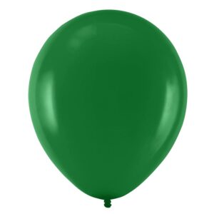 Balónek latexový tmavě zelený 30 cm 1 ks
