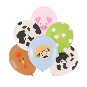 Balónky latexové Farmářské motivy 30 cm 6 ks