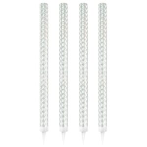 Fontány dortové stříbrné 25cm 4ks