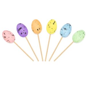 Polystyrenová vajíčka na tyčce barevná 36 ks