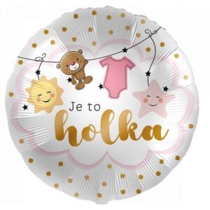 Balónek fóliový Je to holka