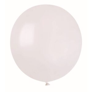 Balónek latexový metalický bílý 48 cm 1 ks