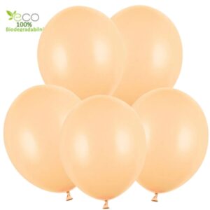 Balonky broskvove 5 ks 14" 33 cm