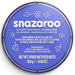 Barva na obličej modrá 18 ml