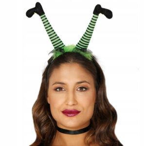Halloween party - Čelenka nohy čarodějnice Zelené 1 ks