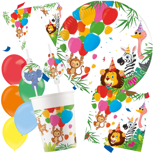 Party set pro 6 osob - Džungle