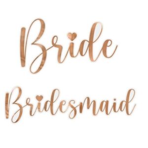 Nálepky na sklo ''Bride & Bridesmaid''