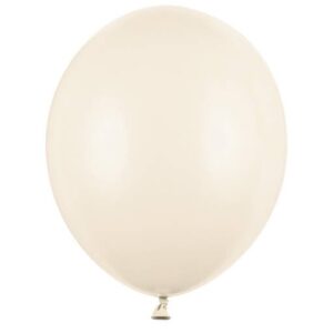 Balónek latexový pastelový 30 cm světle krémový 1 ks